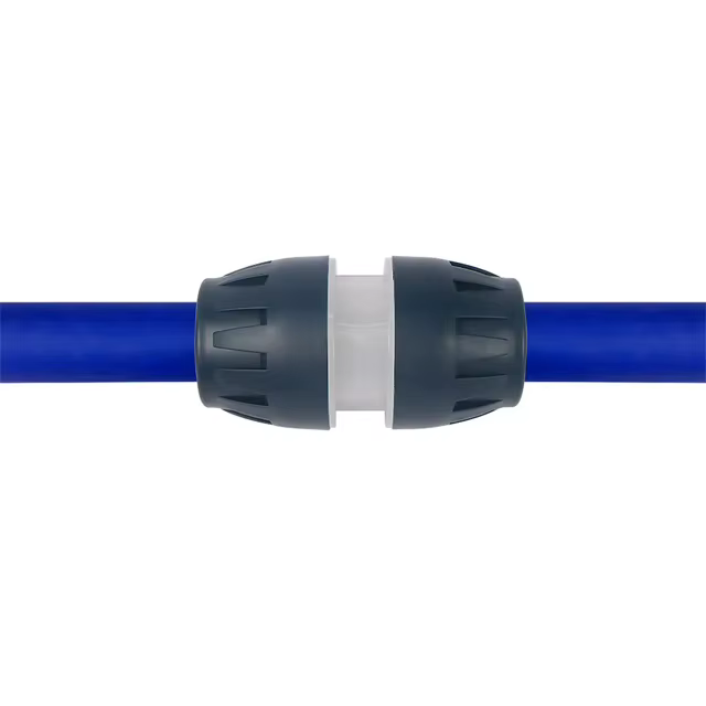 Easy Installation HDPE 50mm silicon Pipe Coupler Micro Duct Connector  Straight Direct Buried Connector Push-fit Design for Tel supplier