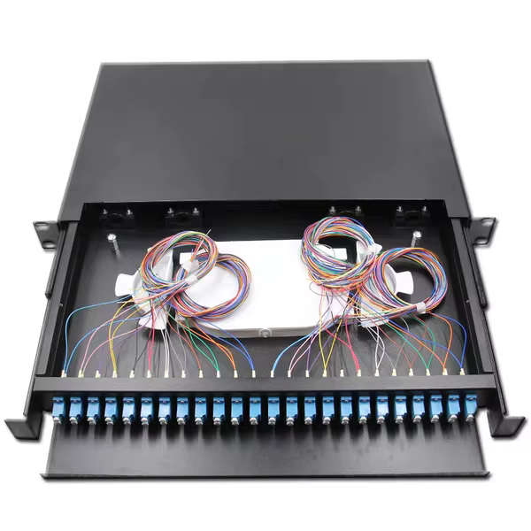 boîte de Rangement Murale à 24 Ports pour Fibre Optique Boîte de Distribution Terminaison Fibre Optique Port SC LC