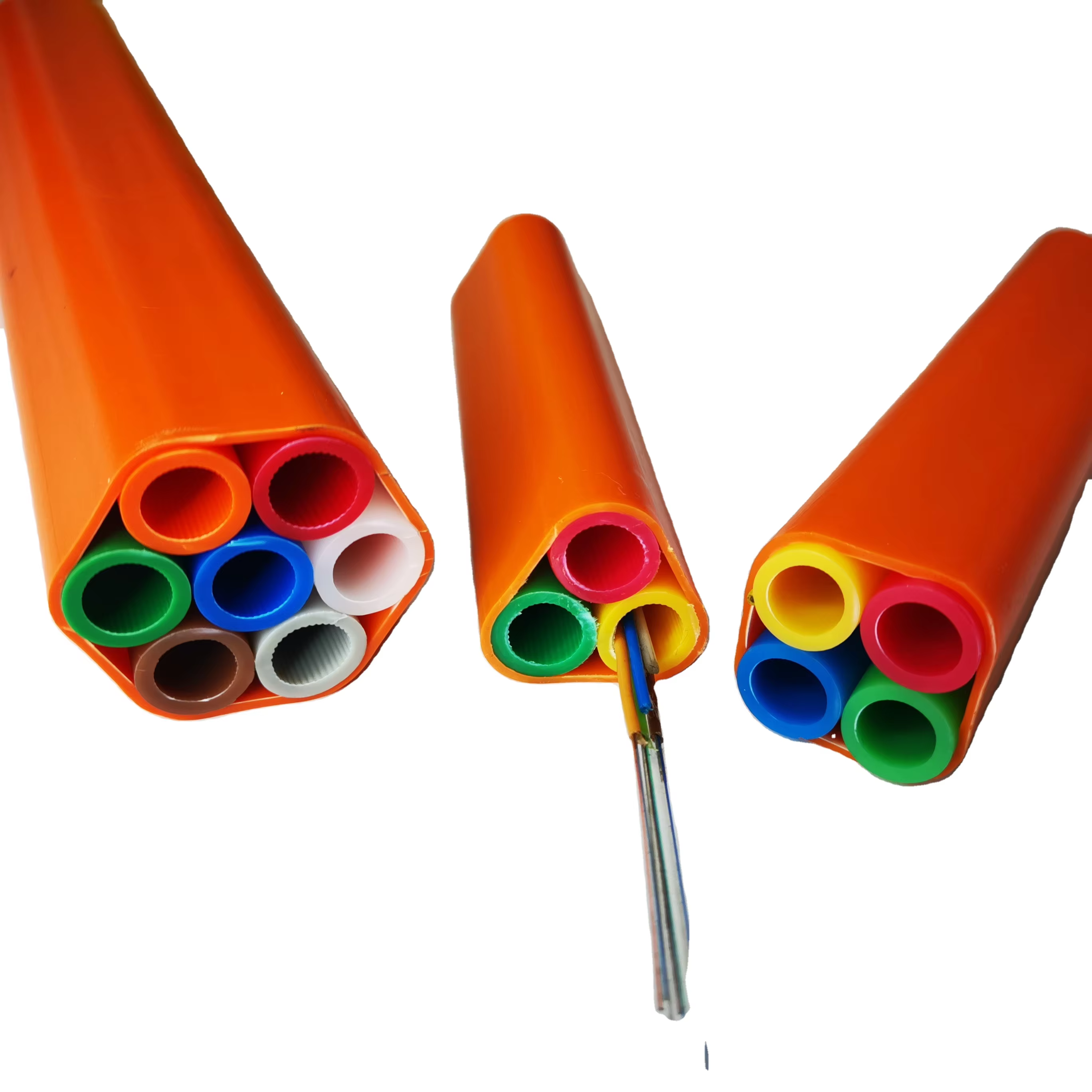 Qitian 7 voies, faisceau de tubes HDPE 12/10 mm, faible friction, directement enfoui, faisceaux de microconduits HDPE