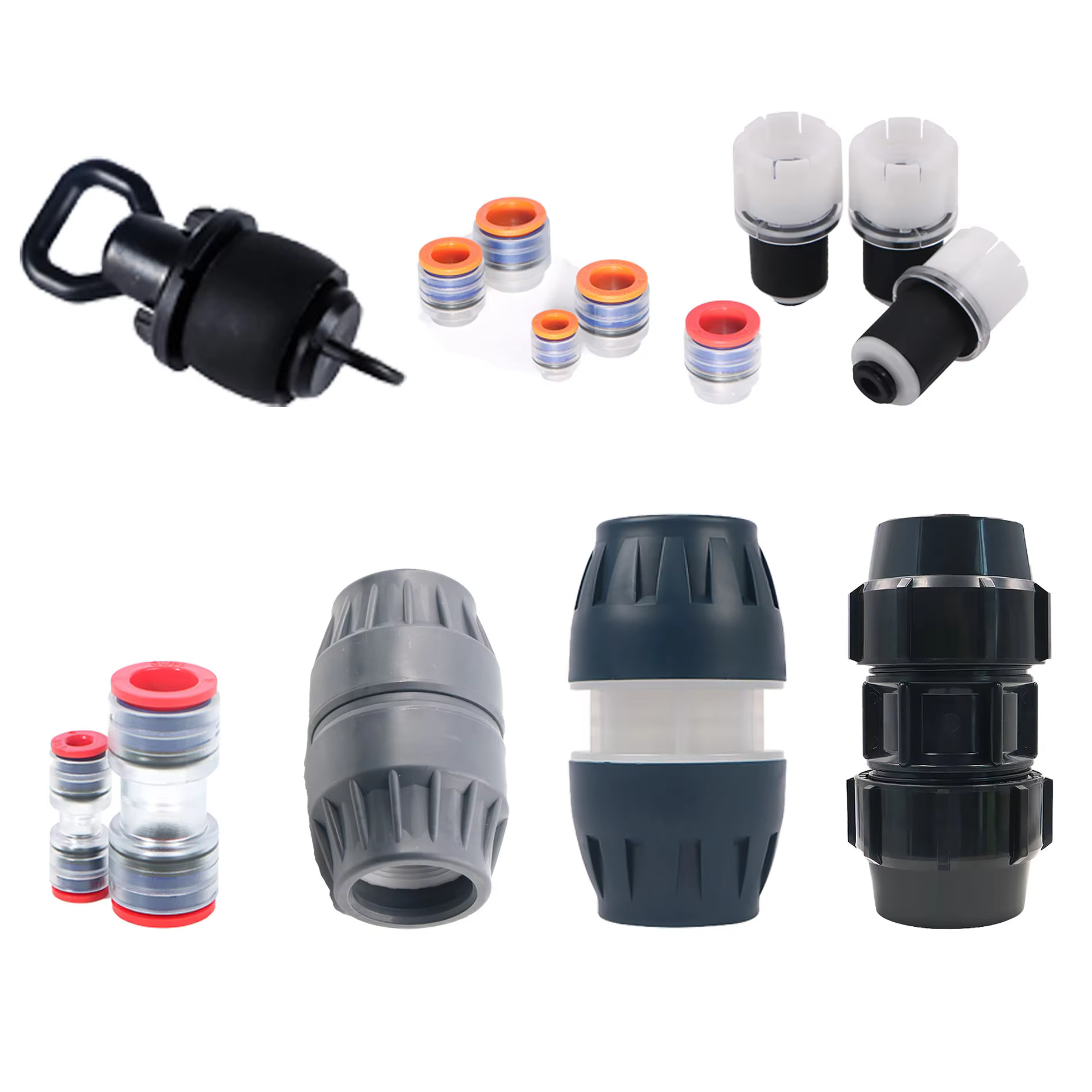 Connecteur en Silicium de Précision 40/33mm Tube en Plastique 32mm Joint Micro Conduit Étanche Bouchons Extensibles Microconduits Raccords de Conduites