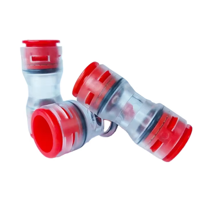 Vente chaude Micro Conduit Connecteur Raccordeur HDPE Micro Conduit Connecteur droit pour connexion de tuyau 5/3.5mm 7/5.5mm