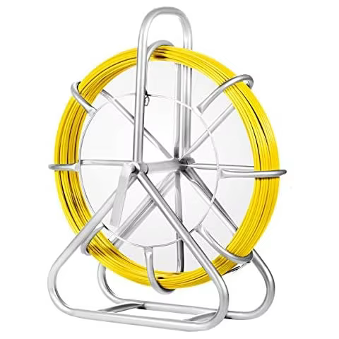 Portable 4mm 150m tige en fibre de verre de conduit légère outils souterrains pour équipement de fibre optique