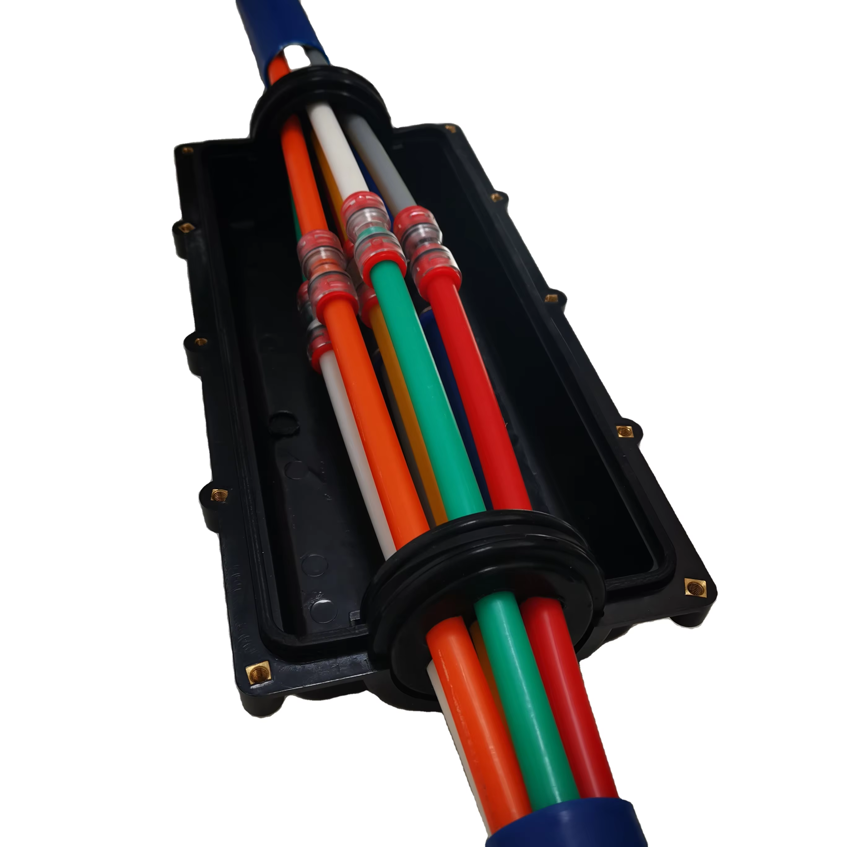 Fermeture de distribution de micro-tube FTTH, fermeture de câble de distribution en branche micro pour protéger les raccordements de micro-conduits Applications