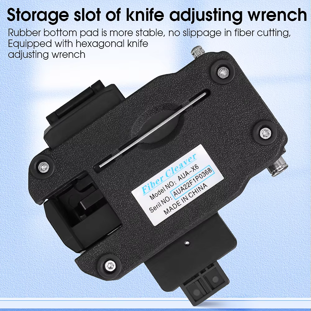 High-precision Cold Joint or Hot Melt Optical Fiber Cleaver machine with 24 Surface Blade Cutting Tool manufacture