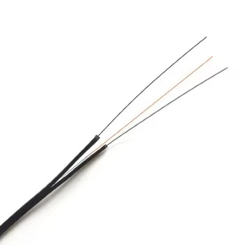Cable Óptico Autoportante al Aire Libre de 1, 2, 4 Núcleos GJYXCH GJYXFCH con Cubierta de PVC y Cable de Acero para Comunicaciones FTTH
