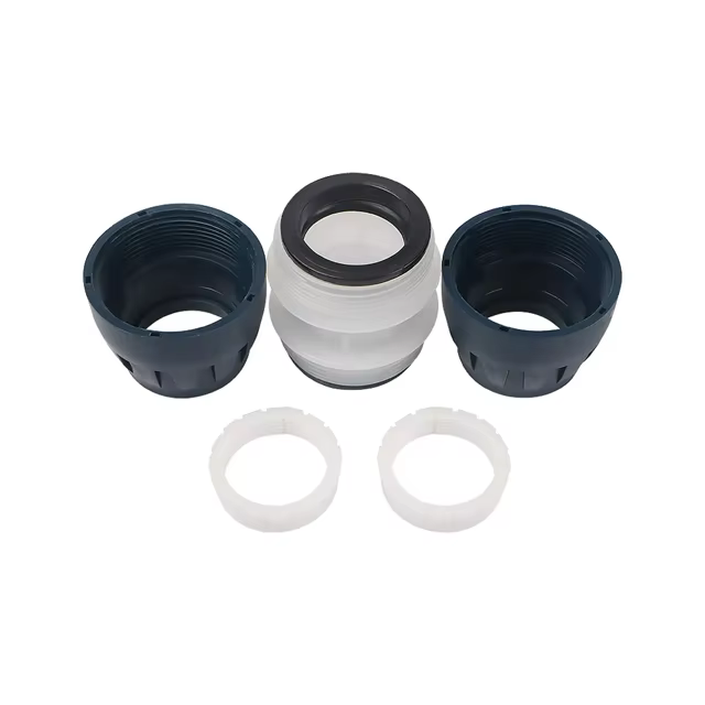Easy Installation HDPE 50mm silicon Pipe Coupler Micro Duct Connector  Straight Direct Buried Connector Push-fit Design for Tel factory