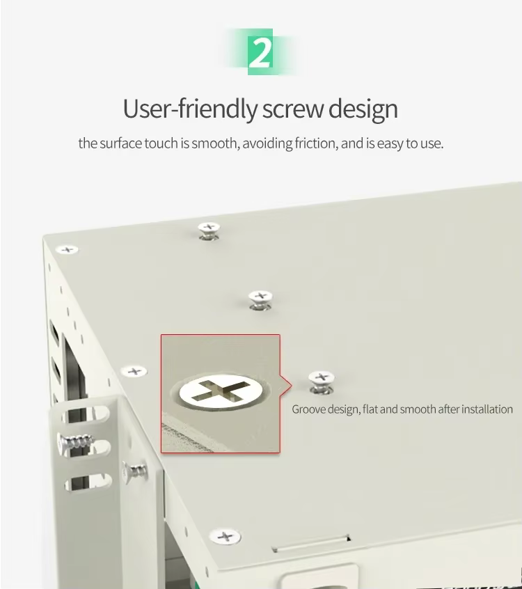 96 Ports ODF Fiber Distribution Frame Supporting Multiple Fiber Connector Types manufacture