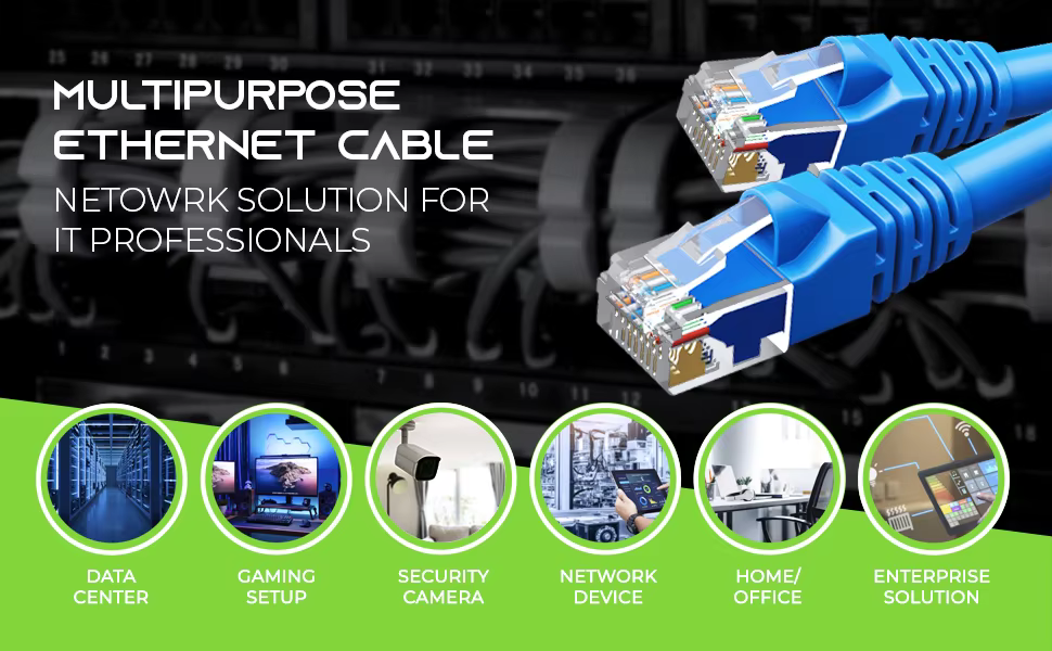 Premium Quality Fiber Optic Patch Cord with LSZH Jacket for High Performance Network Connectivity Available in 1m 3m 5m 10m details