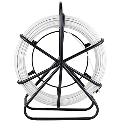 câble en fibre de verre continu de 4 mm et 300 m, tige en fibre de verre revêtue pour utilisation FTTH