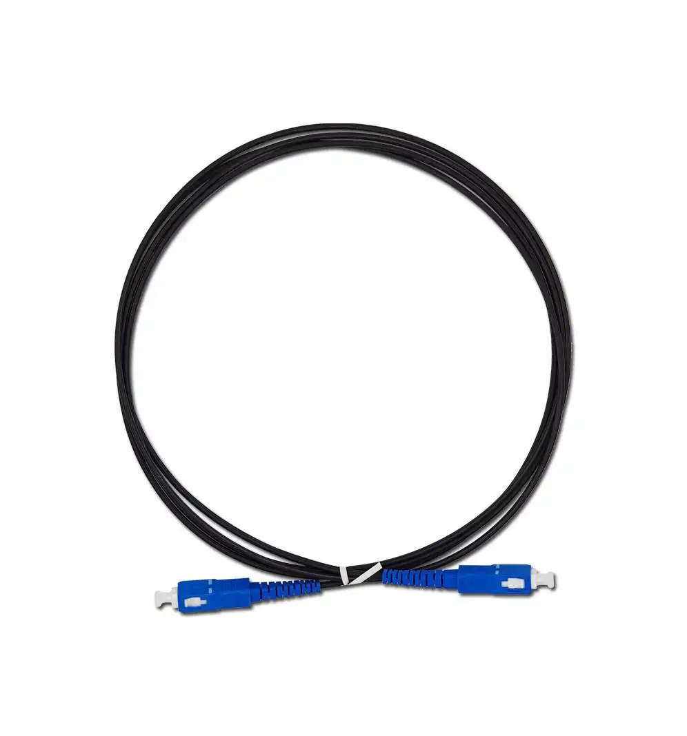 Simplex Outdoor G657A1 50m 100m 200m Fiber Drop Patch Cord Sc Upc to Sc Upc Kabel Ftth 100 Meter Communication Cables manufacture