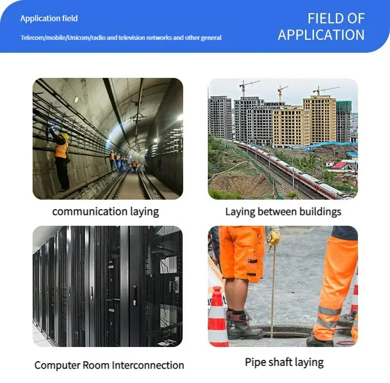 Dependable GYTC8S Single Mode Outdoor Fiber Optic Cable Providing Stable Signal Transmission Ensuring Data Protection Privacy factory