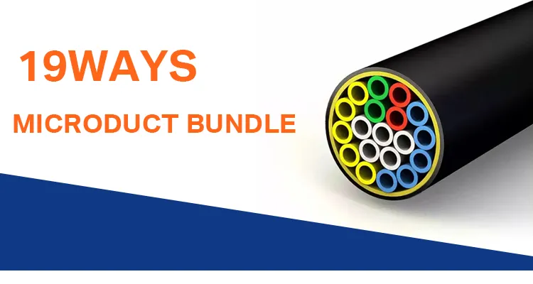 High Quality HDPE Flame Retardant Microduct Tube Efficient Fiber Optic Cable Installation 19Way 5/3.5mm details