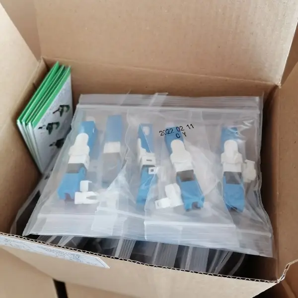 FTTH Fiber Optic Adapter Quick Conector SC APC/UPCFast for Drop Cable Conector Rapido De Fibra Optica Quick Connector supplier