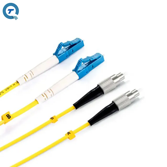 3m Yellow Single-Mode Fiber Optical Patch Cord FC/SC/LC/ST UPC Polish for FTTX Network with 1550nm Wavelength supplier