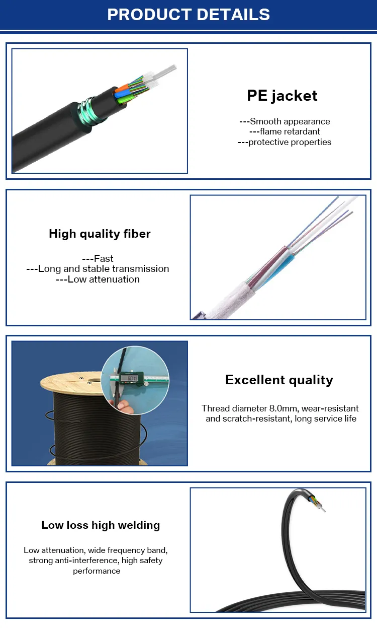 GYFTY Ultimate Reliable High-Speed Fiber Optic Cable for Outdoor Use with Seamless Data Transmission details