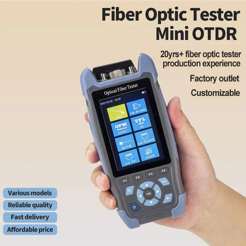 Advanced OTDR Fiber Optic Testing Instrument with 1310/1550nm FTTX Telecommunication Equipment OTDR Tester 1310 1550nm manufacture