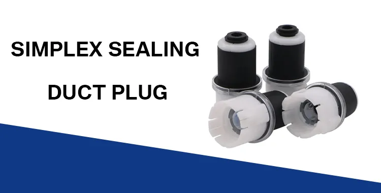 Simplex Duct Plug For Telecom Pipe Sealing With Diameter 40/33mm And Use For Fibre Optic Cable Diameter supplier