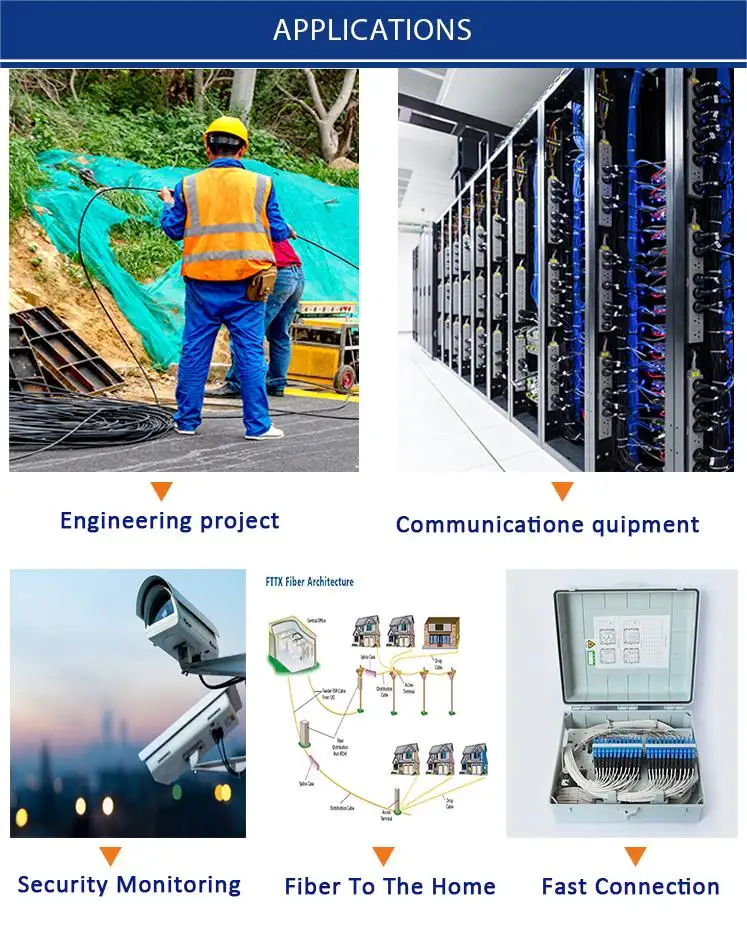 Outdoor Aerial  ADSS Optic Cable FRP 24 Cores Optical Fiber Cable  Self Supporting Optical Fiber Cable ADSS factory