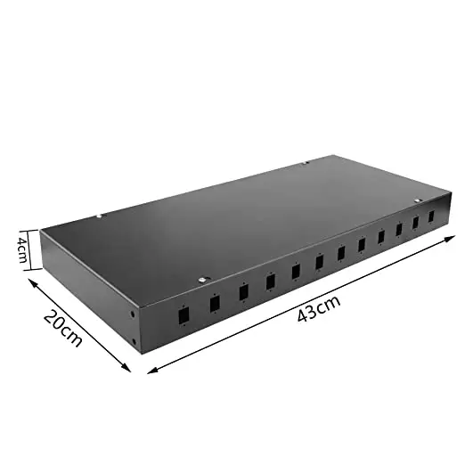 24 Ports Fiber Optic Wall Mount Enclosure Box Distribution Box SC LC Port Optical Fiber Termination Box factory