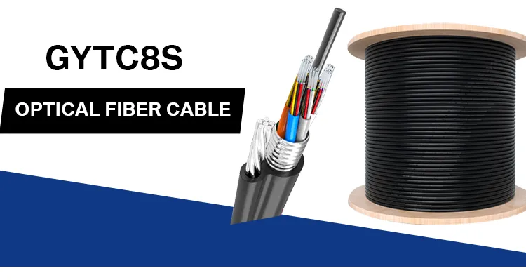 Dependable GYTC8S Single Mode Outdoor Fiber Optic Cable Providing Stable Signal Transmission Ensuring Data Protection Privacy manufacture