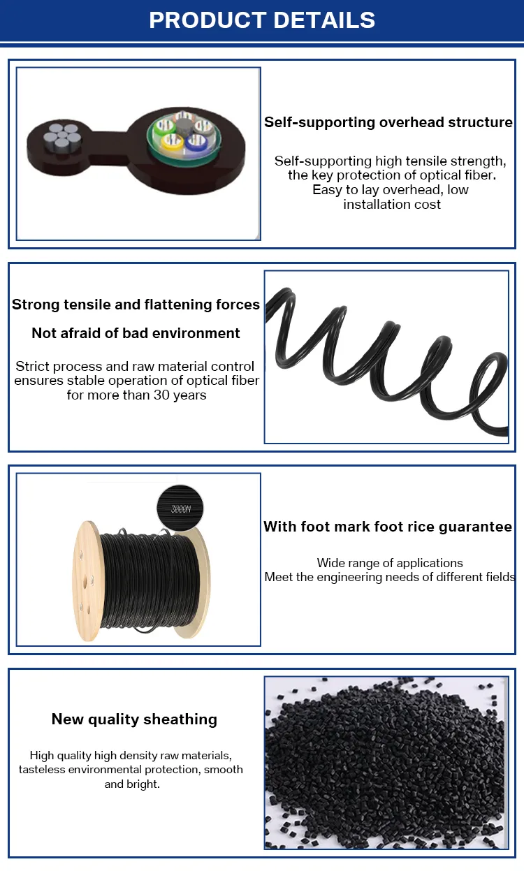 Dependable GYTC8S Single Mode Outdoor Fiber Optic Cable Providing Stable Signal Transmission Ensuring Data Protection Privacy factory