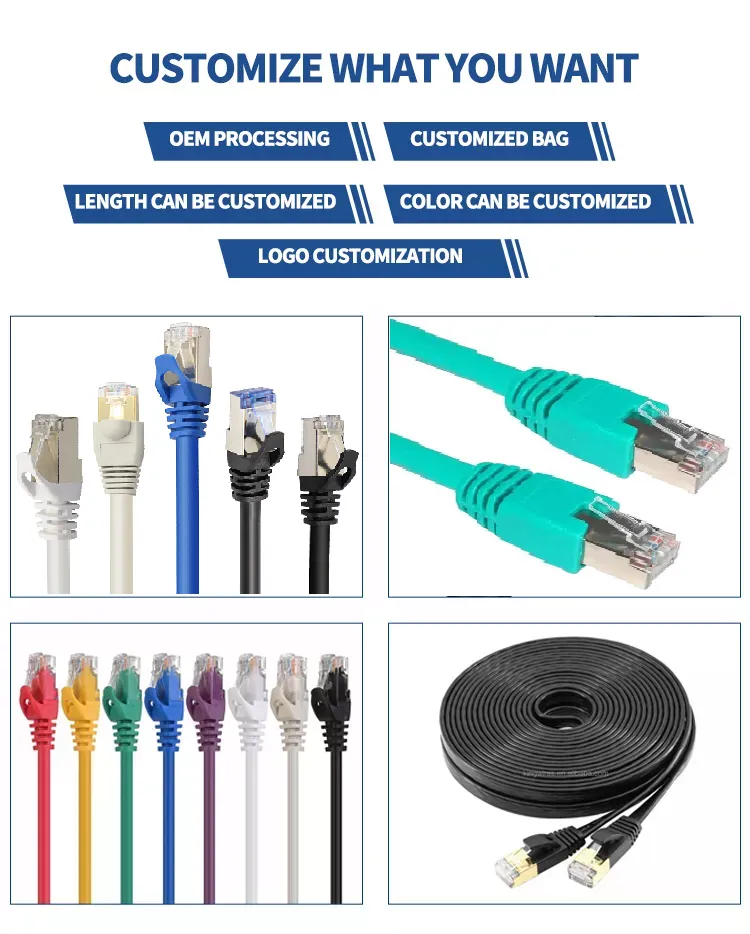 Premium Quality High-Performance 1m 3m 5m 10m Fiber Optic Patch Cord Cat6 LSZH Jacket with UTP Shield for Network Connectivity supplier