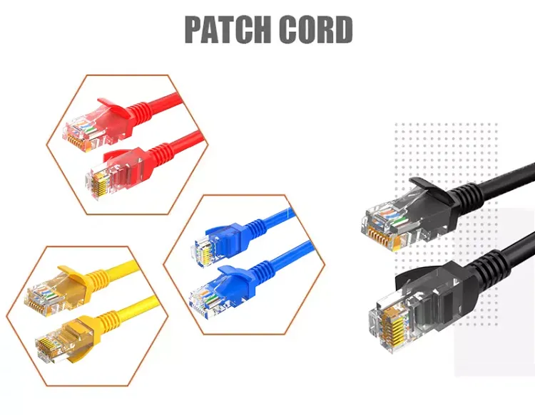 Premium Quality High-Performance 1m 3m 5m 10m Fiber Optic Patch Cord Cat6 LSZH Jacket with UTP Shield for Network Connectivity details